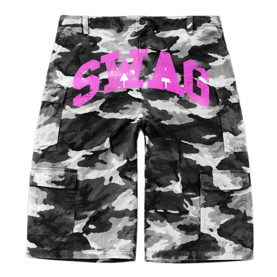 Swag Cargo Shorts (Grey)