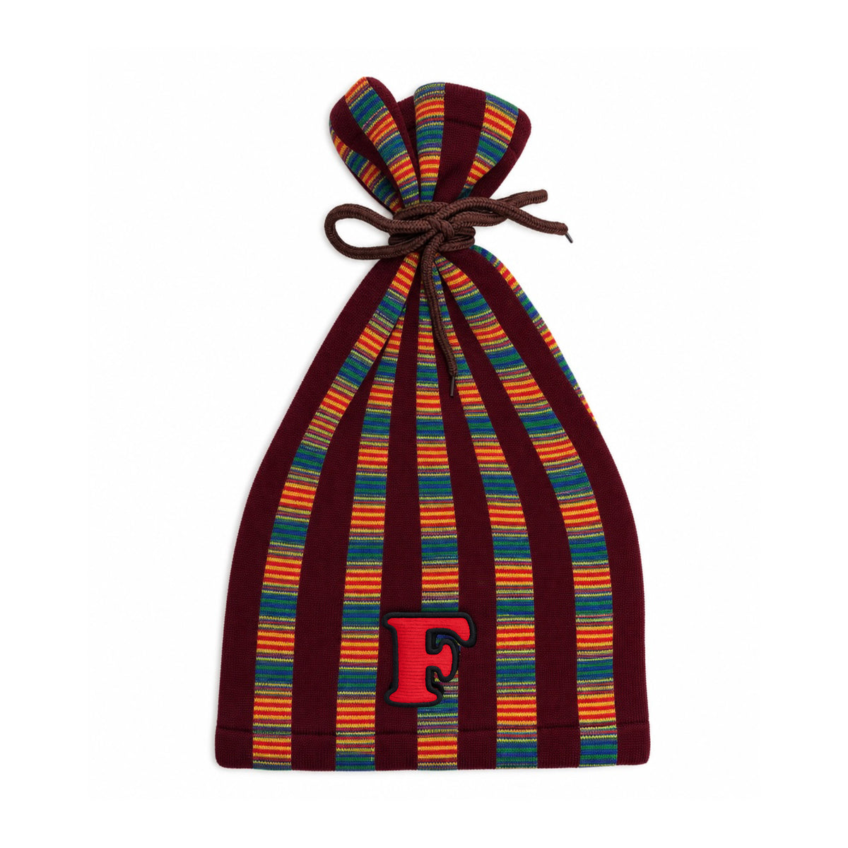 Foogi Pinstripe Beanie (Brown)