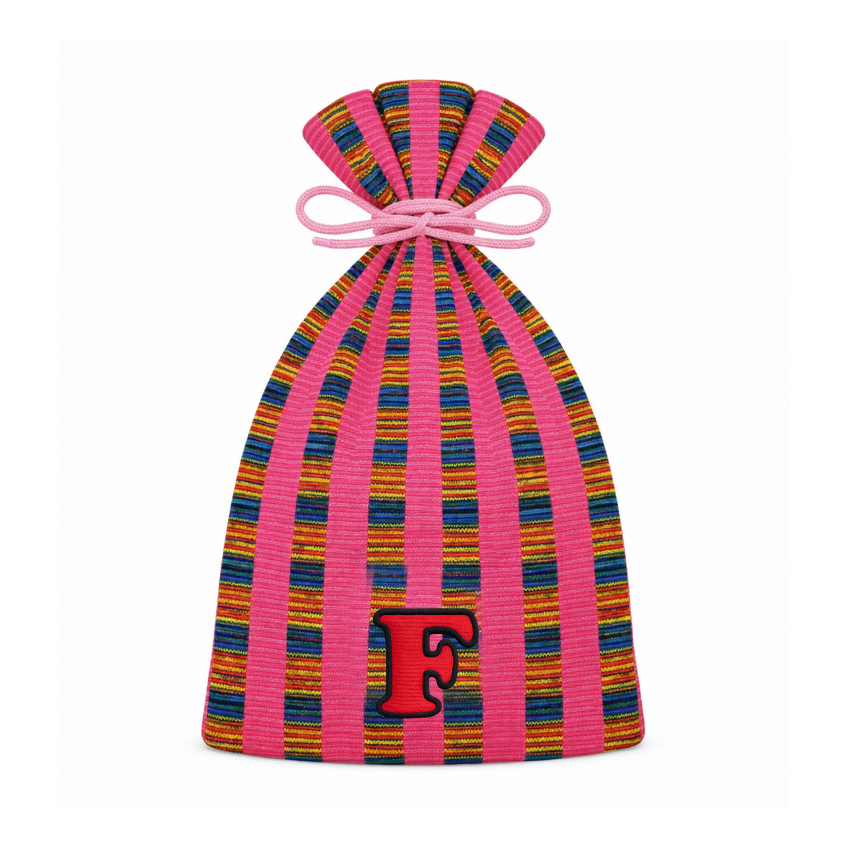 Foogi Pinstripe Beanie (Pink)